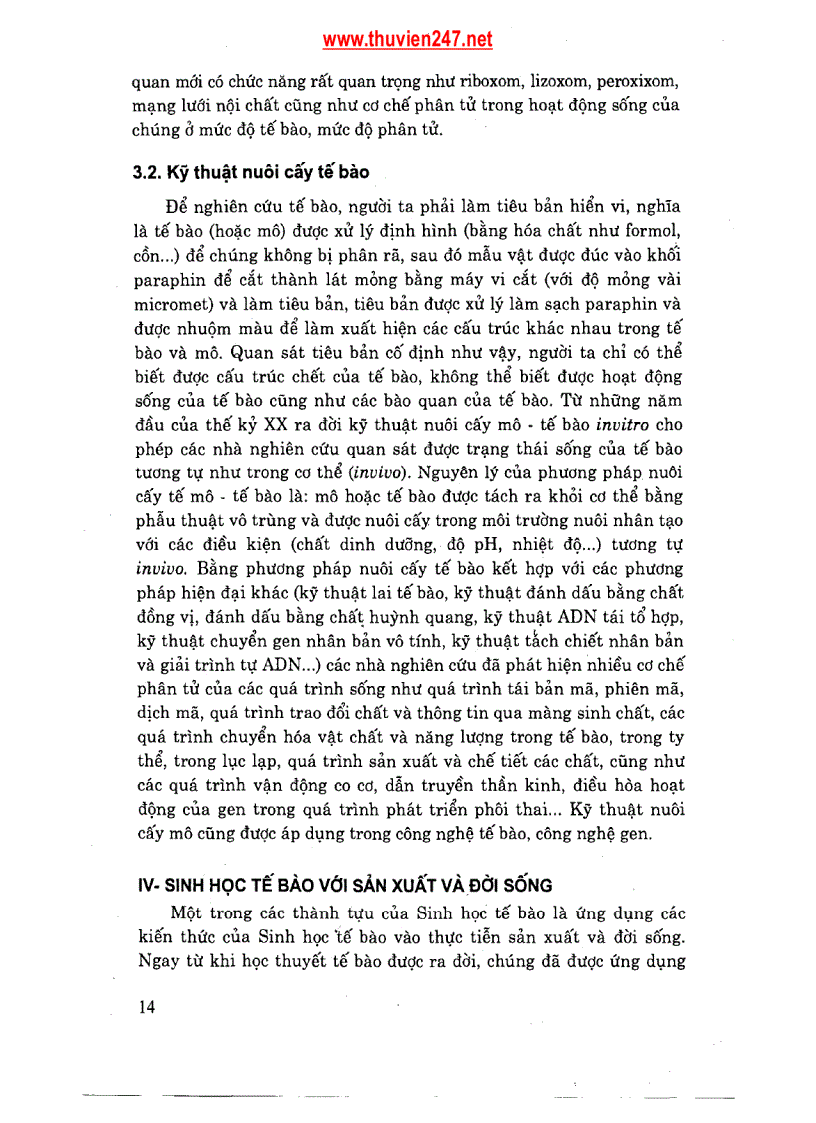 image for page Sinh học tế bào