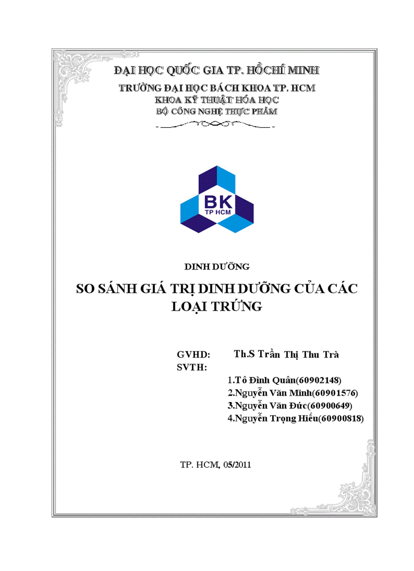 image for page So sánh giá trị dinh dưỡng của các loại trứng