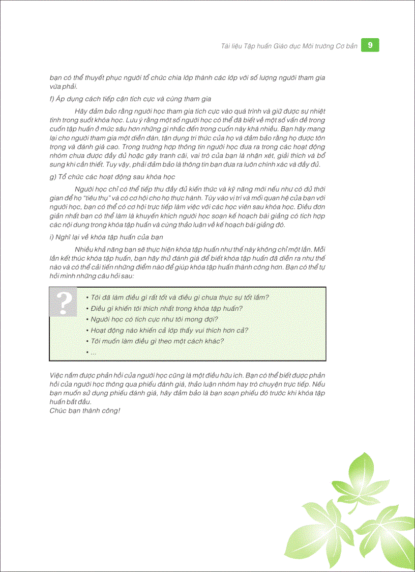 image for page Tai lieu tap huan Giao duc Moi truong Chu de 1