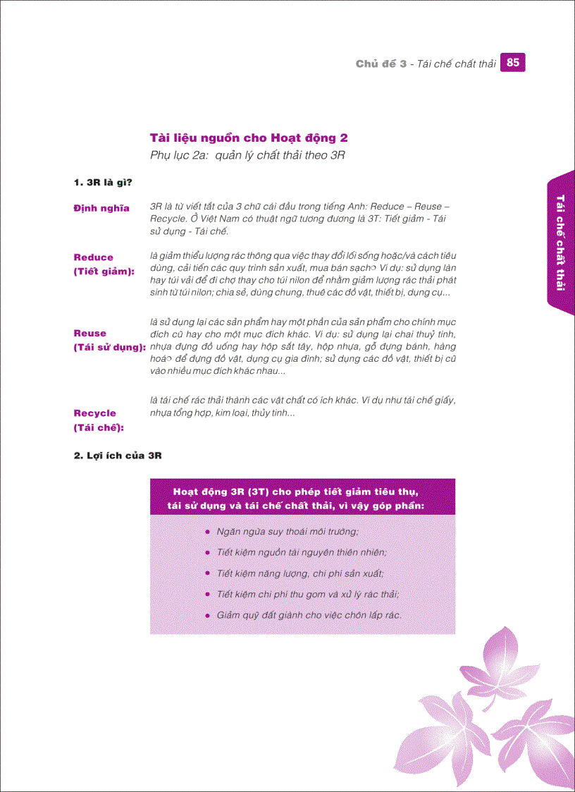 image for page Tai lieu tap huan Giao duc Moi truong Chu de 3