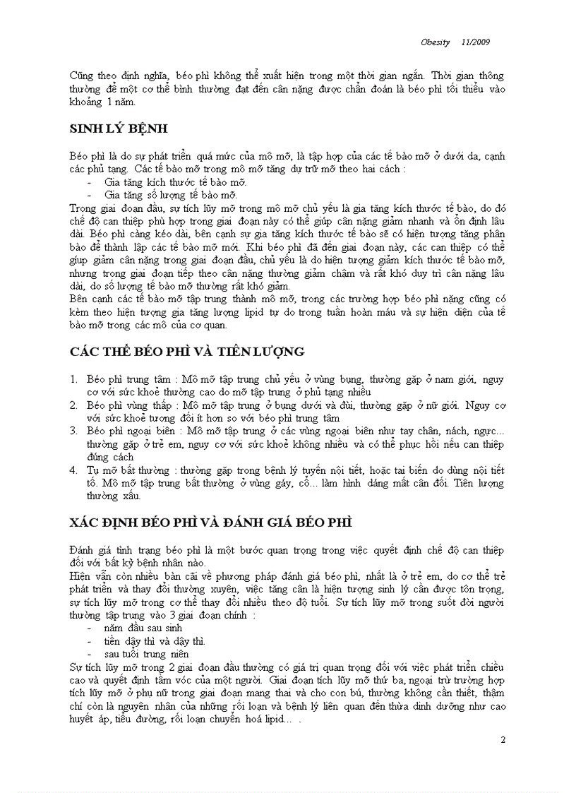 image for page Tổng quan về thừa cân béo phì