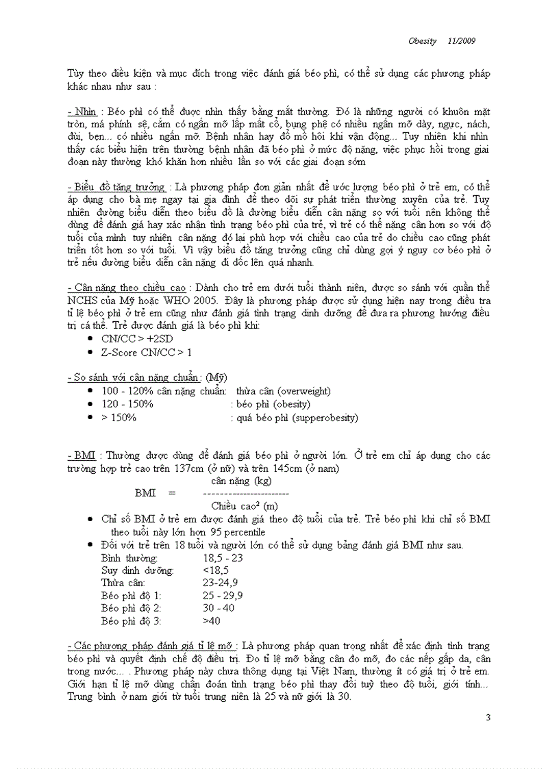 image for page Tổng quan về thừa cân béo phì