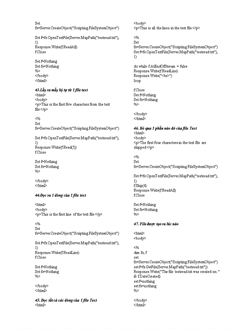 image for page 50 bài tập ASP cho người mới học