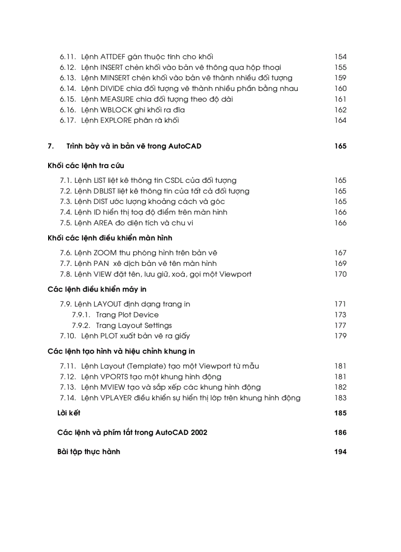 image for page Autocad Giáo trình I