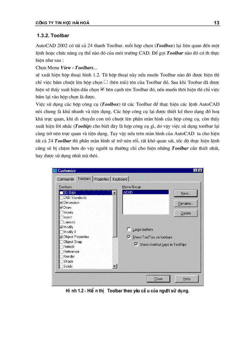image for page Autocad Giáo trình I