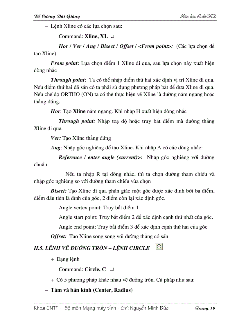 image for page Bài giảng autocad 2004