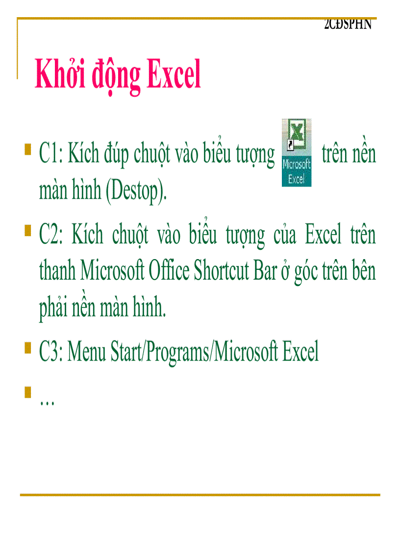 Bai giang Excel