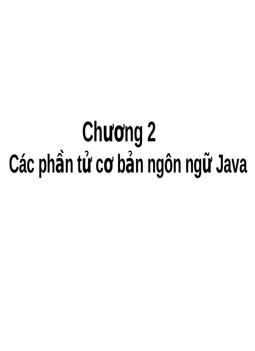 image for page Bài giảng lập trình Java