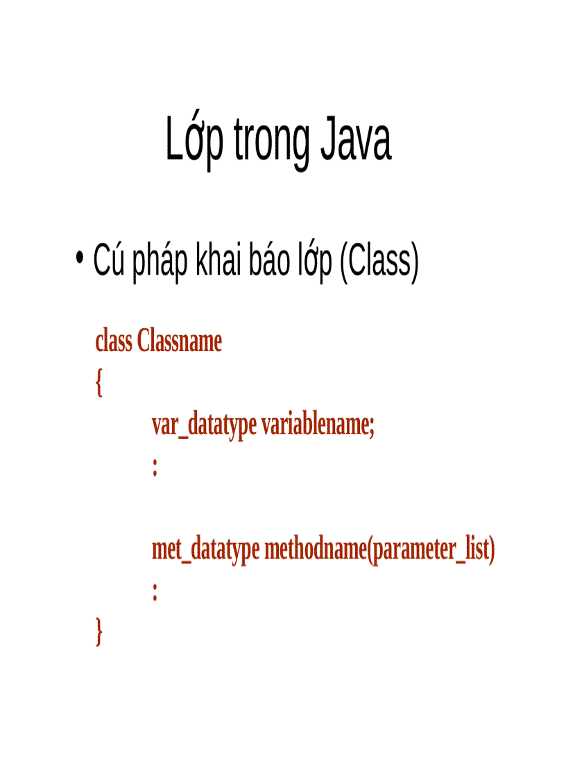 image for page Bài giảng lập trình Java