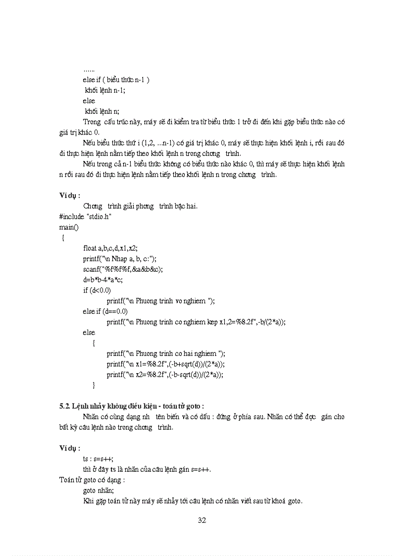 image for page Bài giảng ngôn ngữ lập trình C