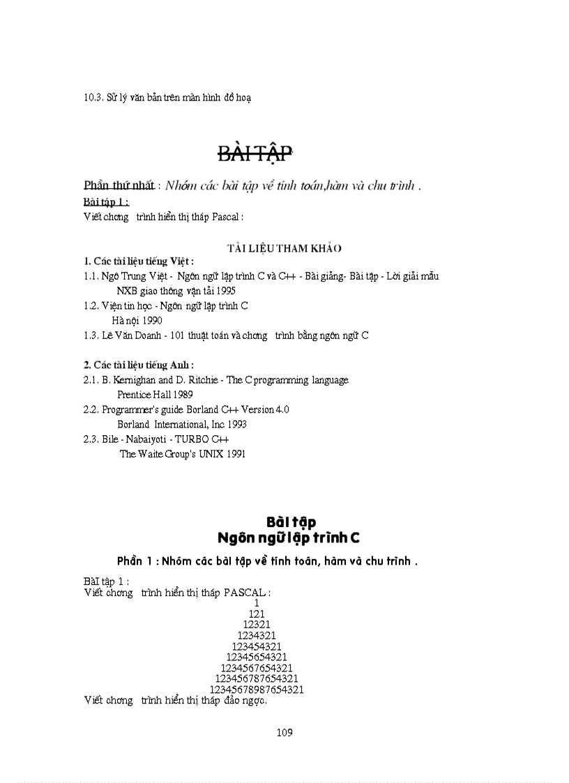 image for page Bài giảng ngôn ngữ lập trình C