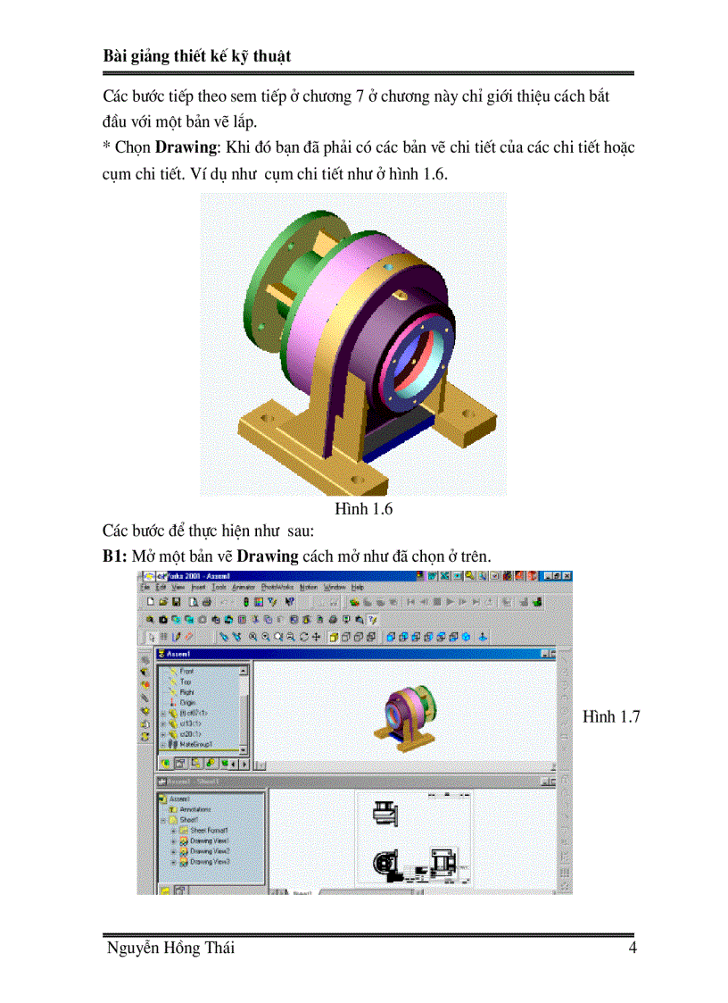 image for page Bai giang SOLIDWORK02 chuong 1
