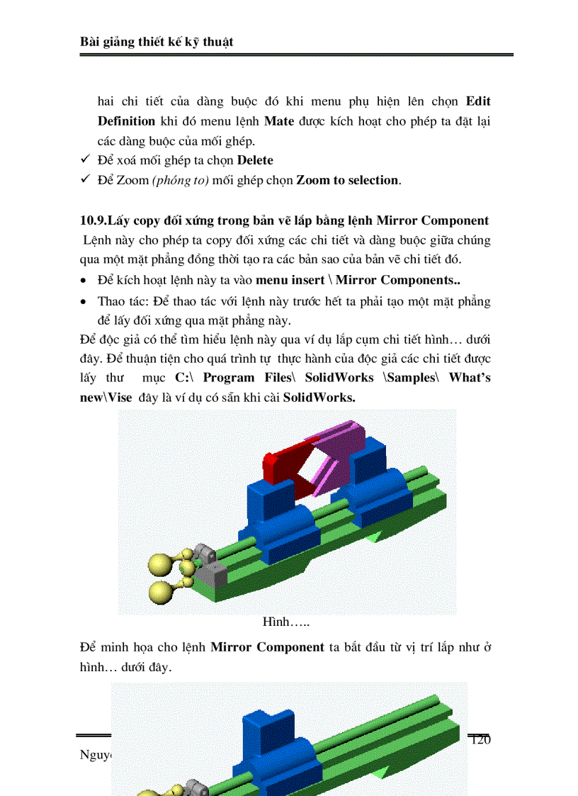 image for page Bai giang SOLIDWORK02 chuong 10