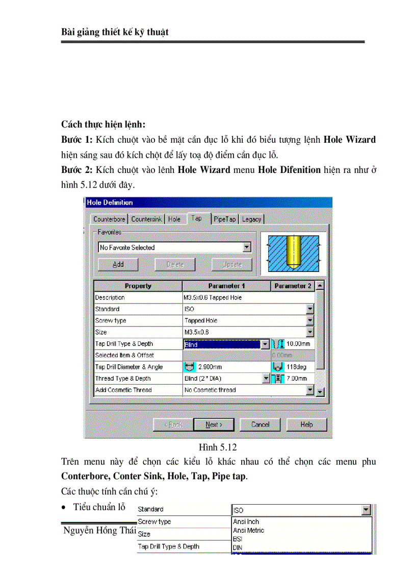 image for page Bai giang SOLIDWORK02 chuong 5