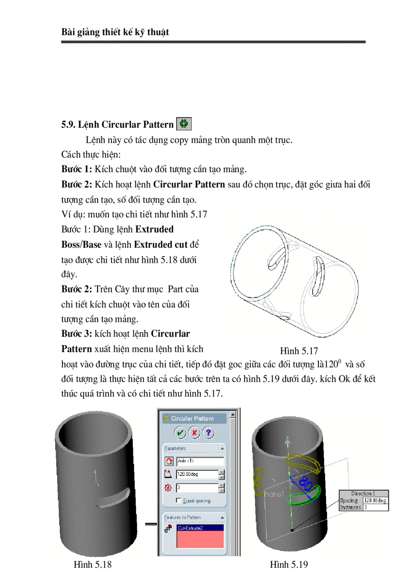 image for page Bai giang SOLIDWORK02 chuong 5
