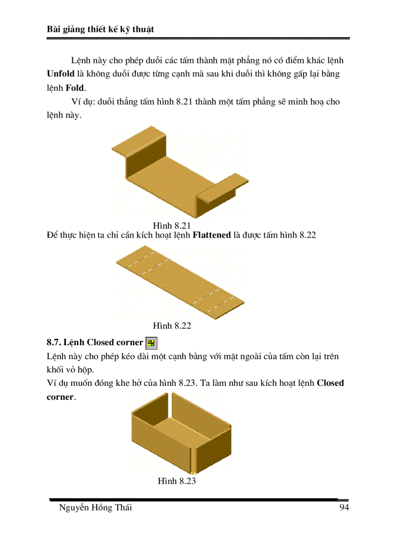 image for page Bai giang SOLIDWORK02 chuong 8