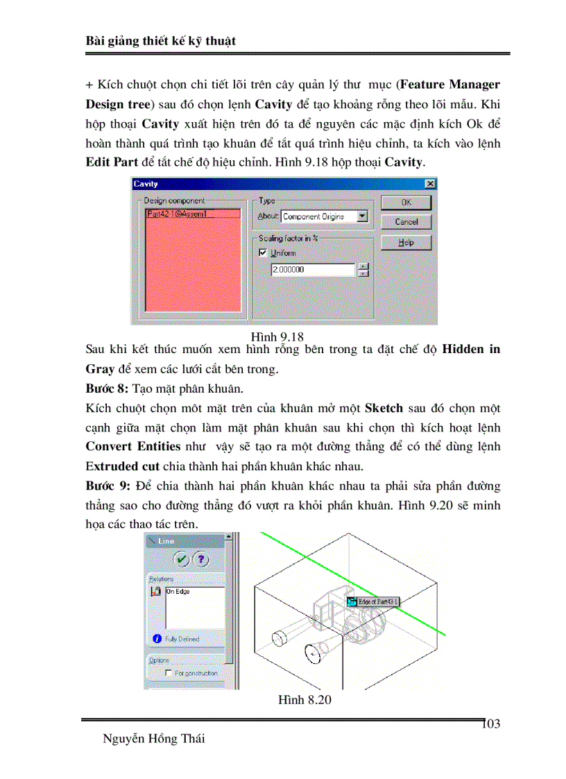 image for page Bai giang SOLIDWORK02 chuong 9