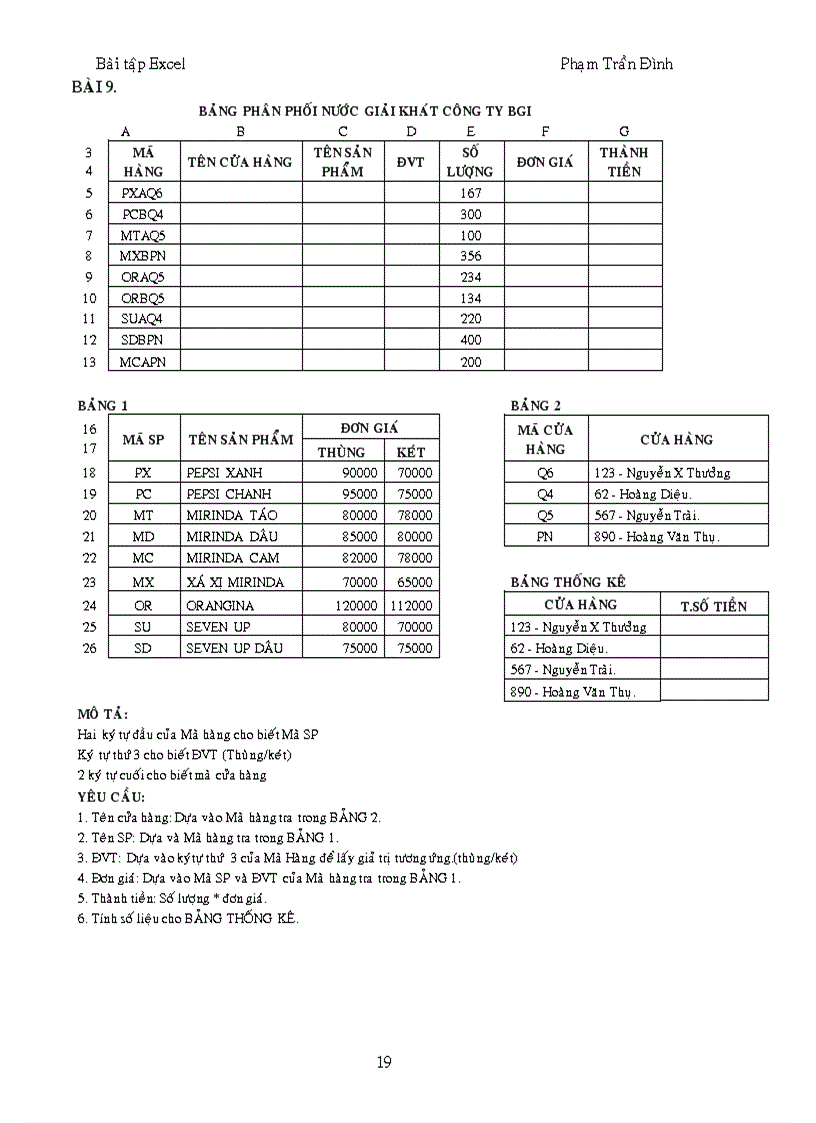 image for page Bài Tập Excel