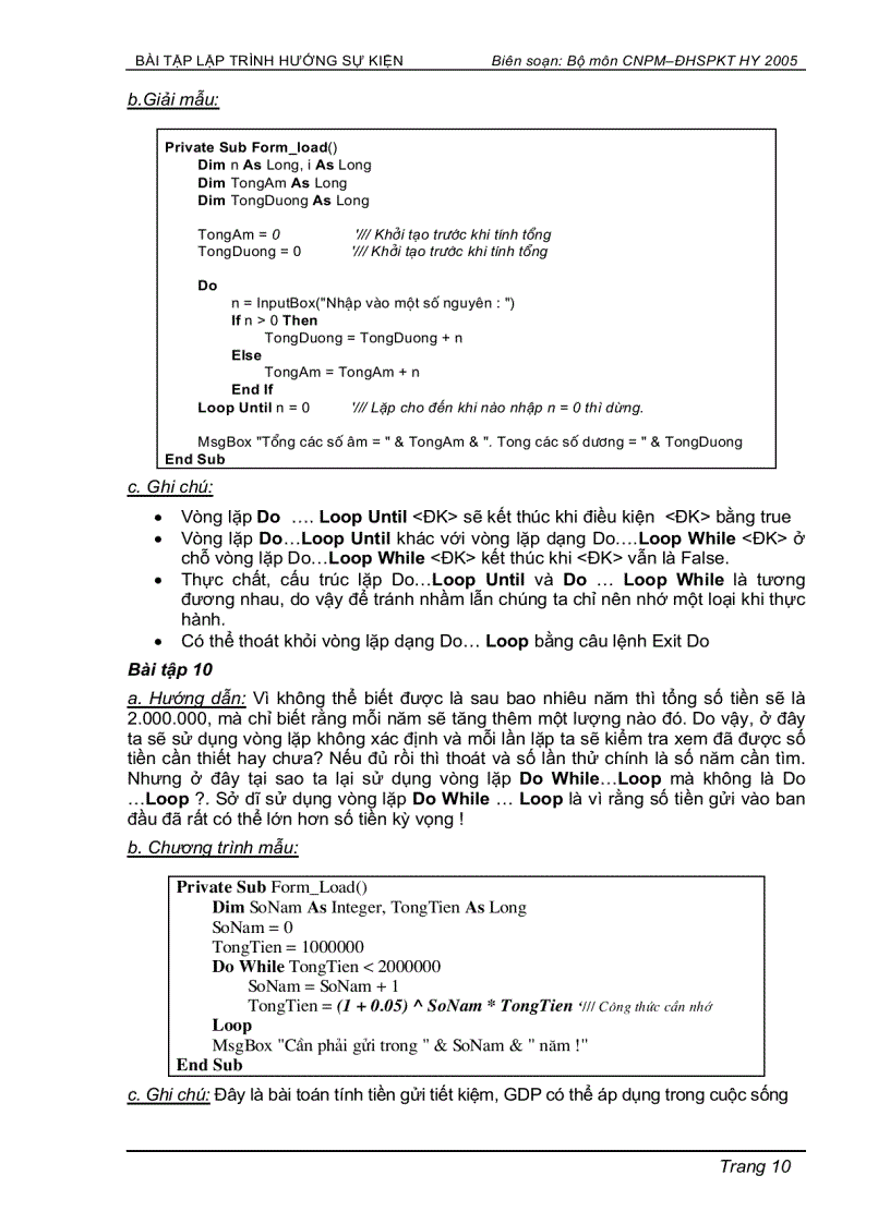 image for page Bài tập lập trình Visual Basic 6 0