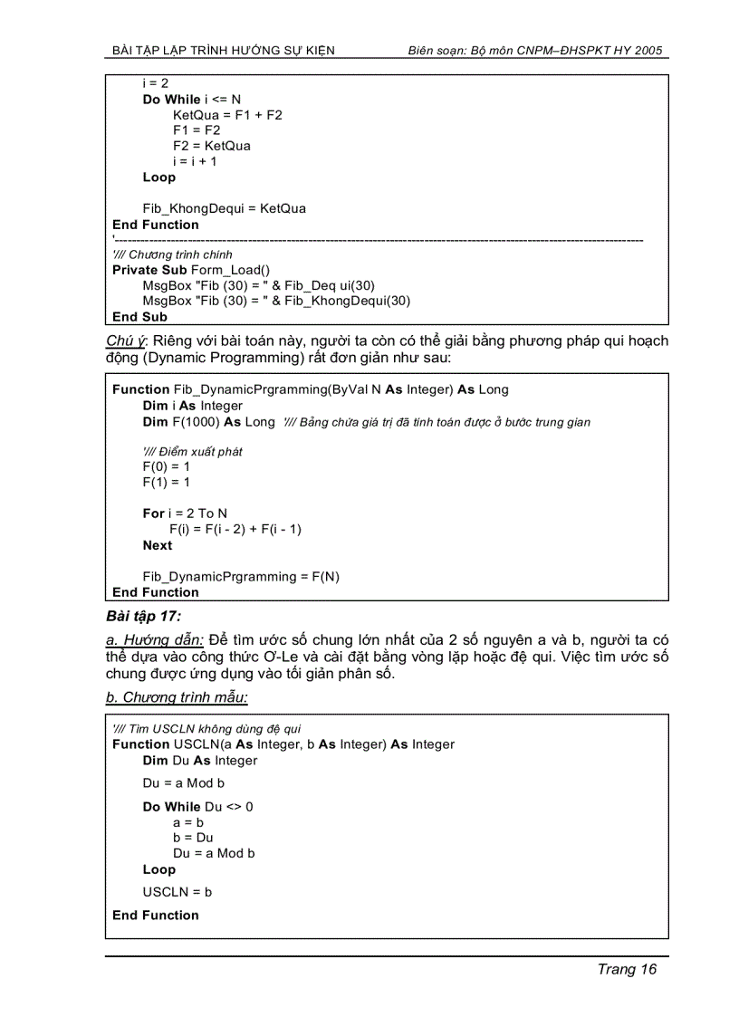 image for page Bài tập lập trình Visual Basic 6 0