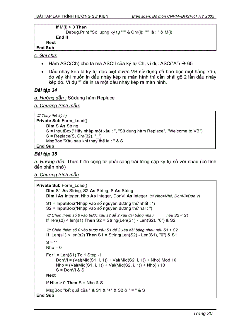 image for page Bài tập lập trình Visual Basic 6 0