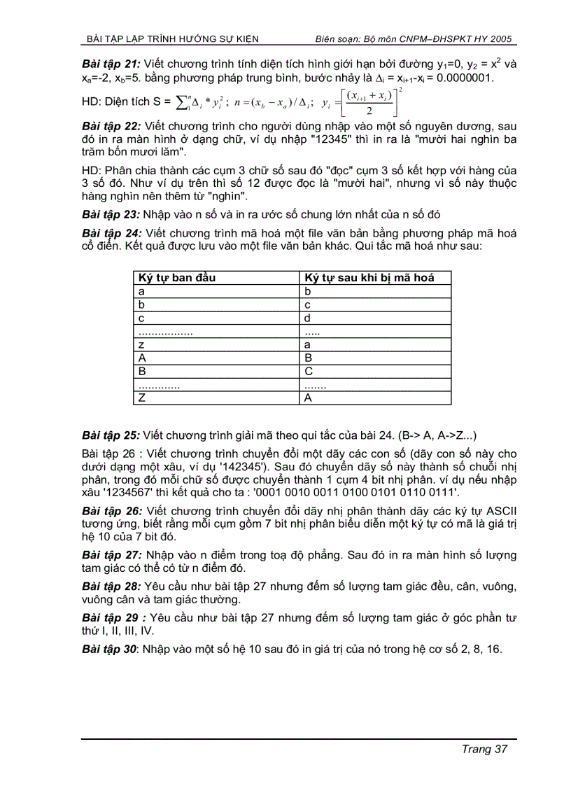 image for page Bài tập lập trình Visual Basic 6 0