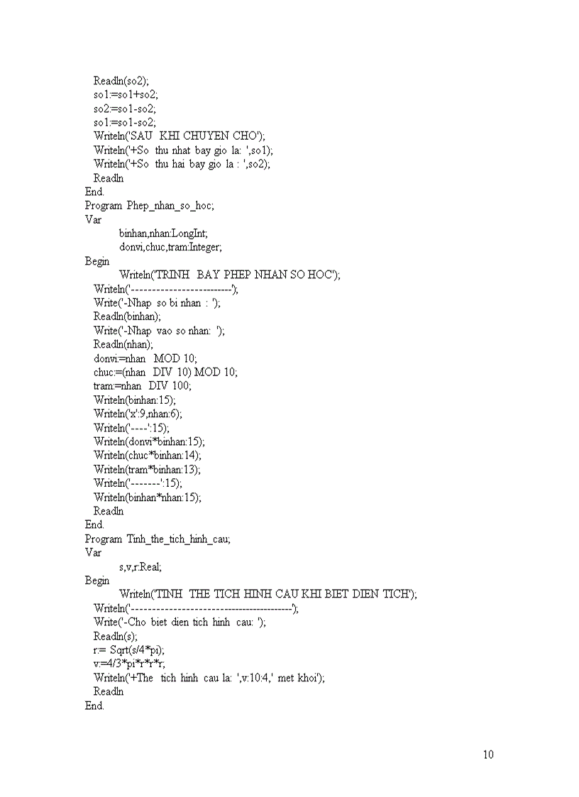 image for page Bài Tập Pascal