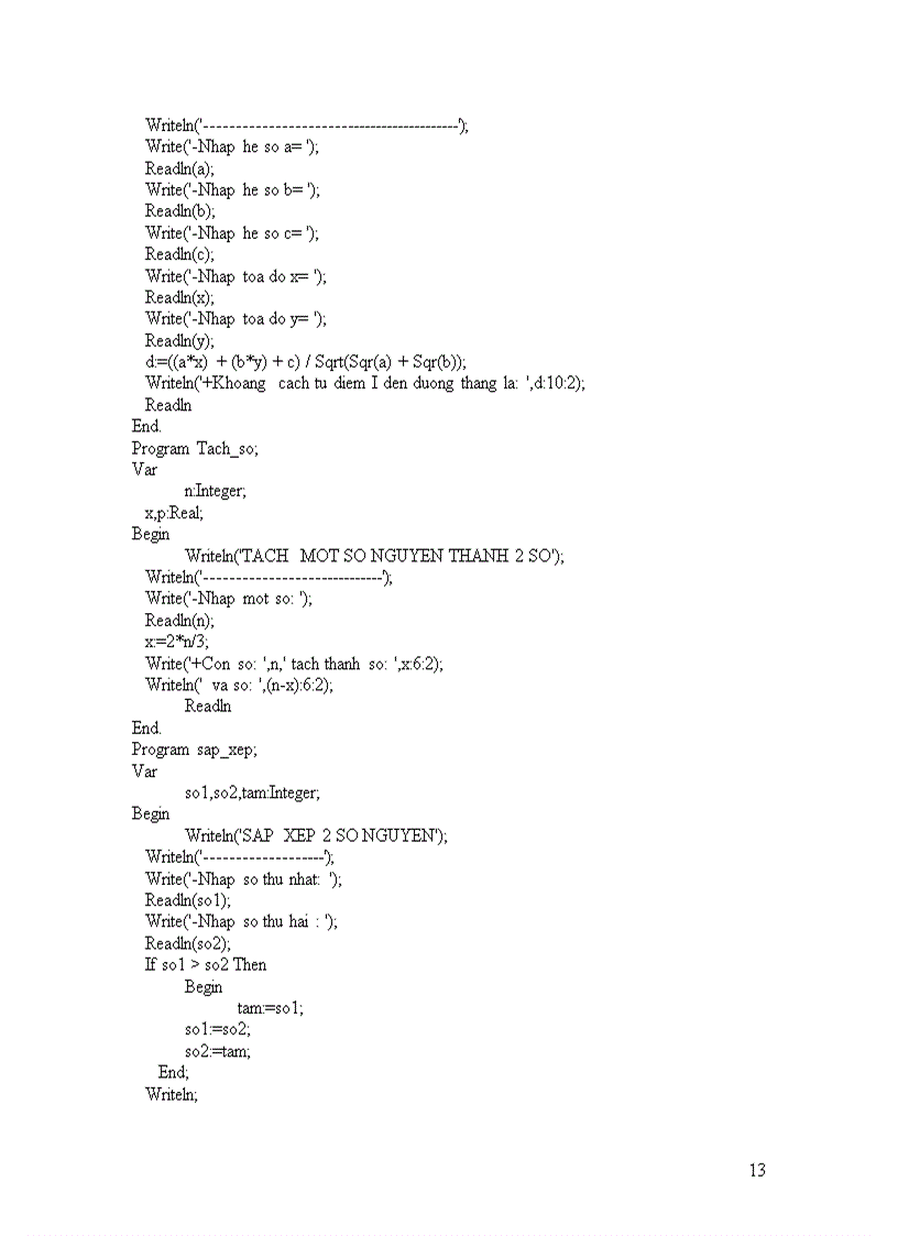 image for page Bài Tập Pascal