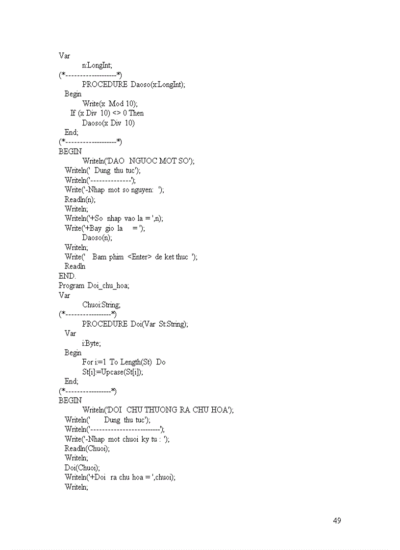 image for page Bài Tập Pascal