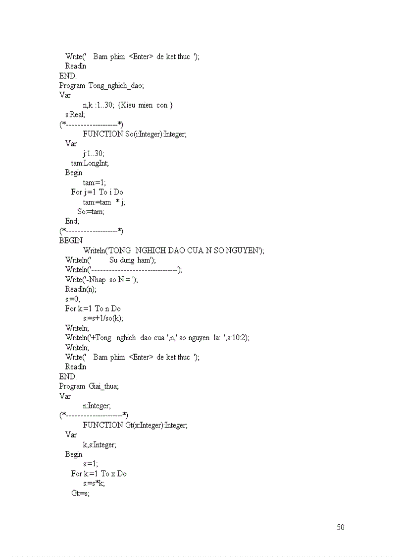 image for page Bài Tập Pascal