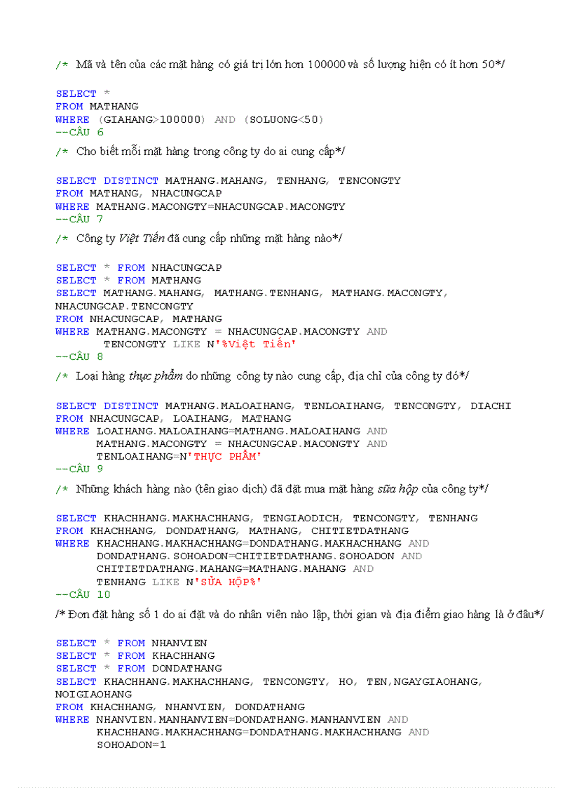 image for page Bài tập về SQL Server 2005