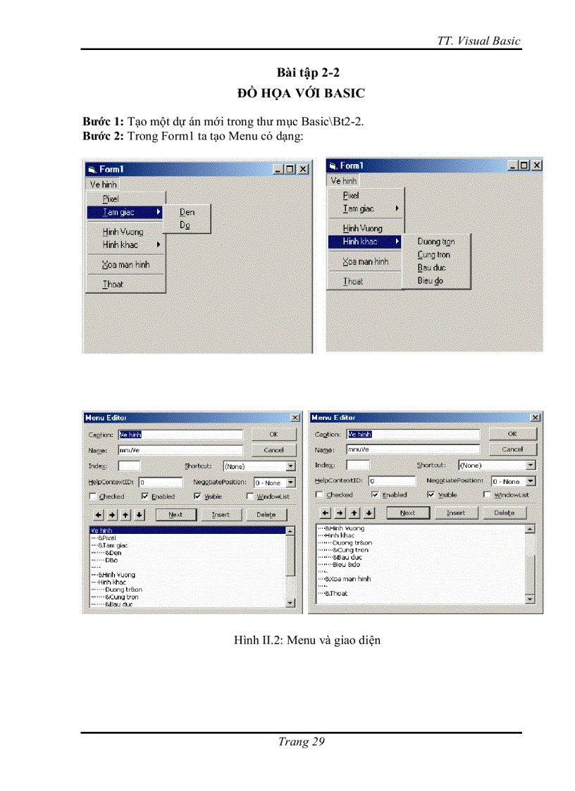 image for page Bài tập visual basic