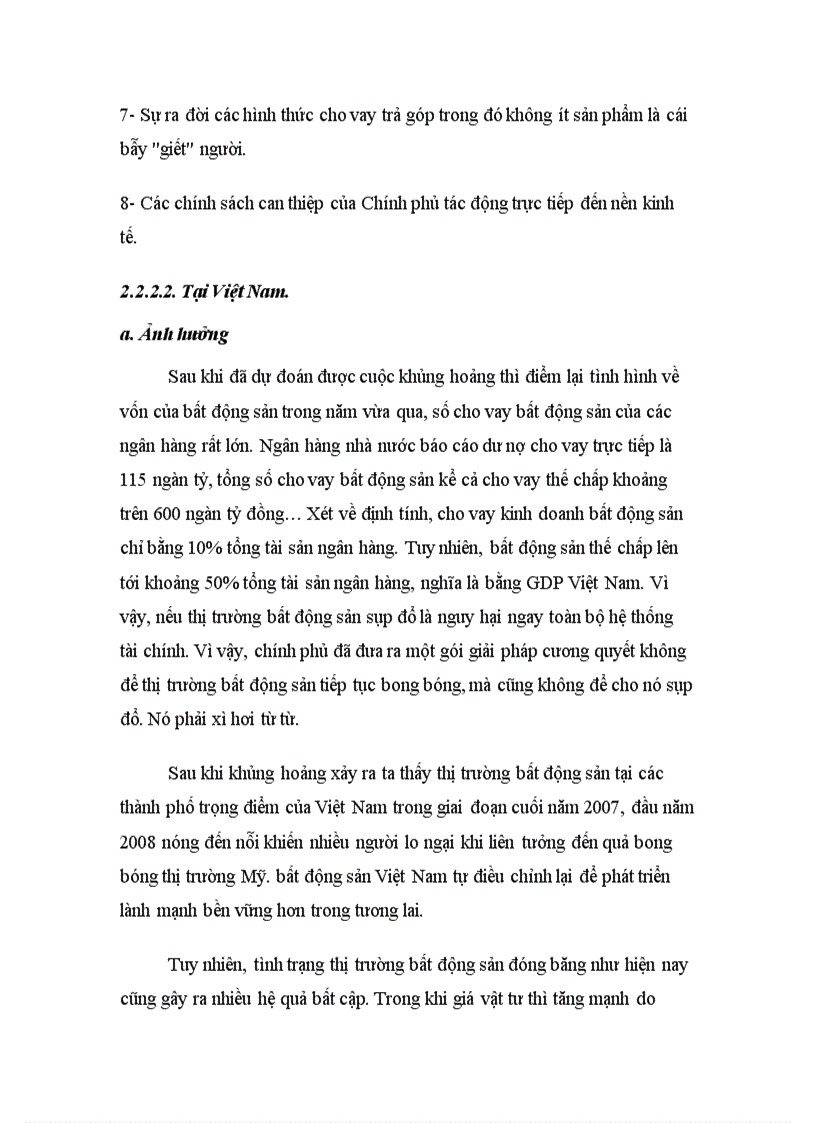 image for page Bài viết về Ảnh hưởng của khủng hoảng 1997 và 2008 đến thị trường bất động sản việt nam