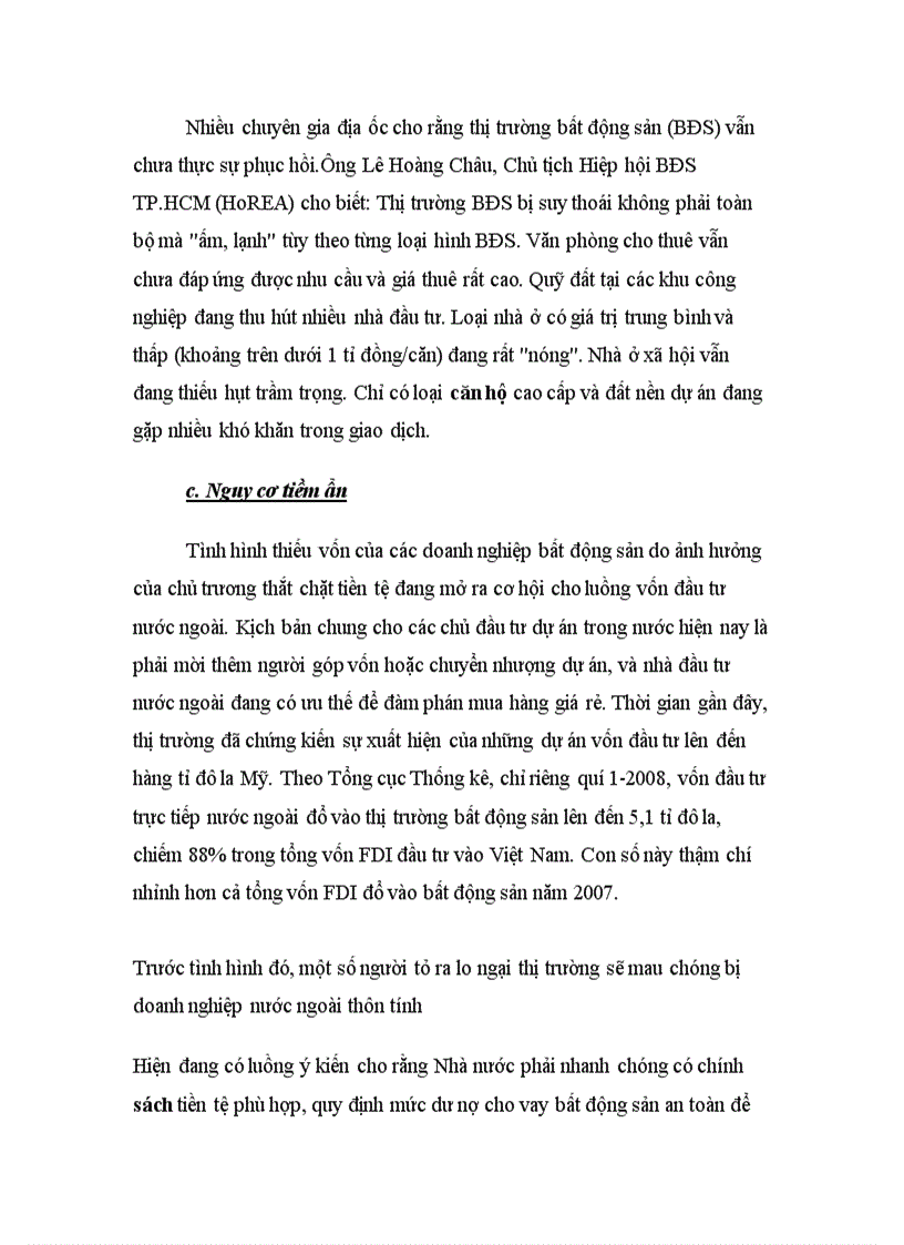 image for page Bài viết về Ảnh hưởng của khủng hoảng 1997 và 2008 đến thị trường bất động sản việt nam