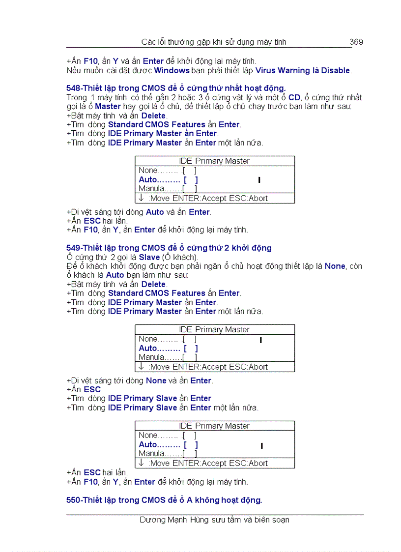 image for page Các lỗi thường gặp trong word