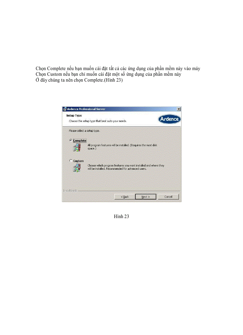 image for page Cài đặt Ardence 4 1