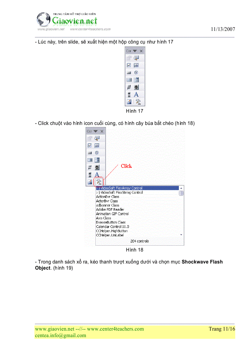 image for page Chèn Flash vào PPT
