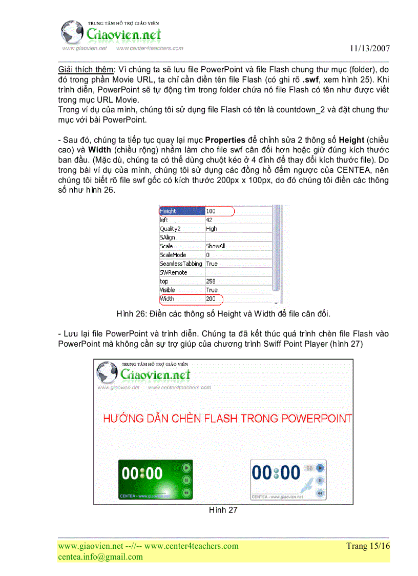 image for page Chèn Flash vào PPT