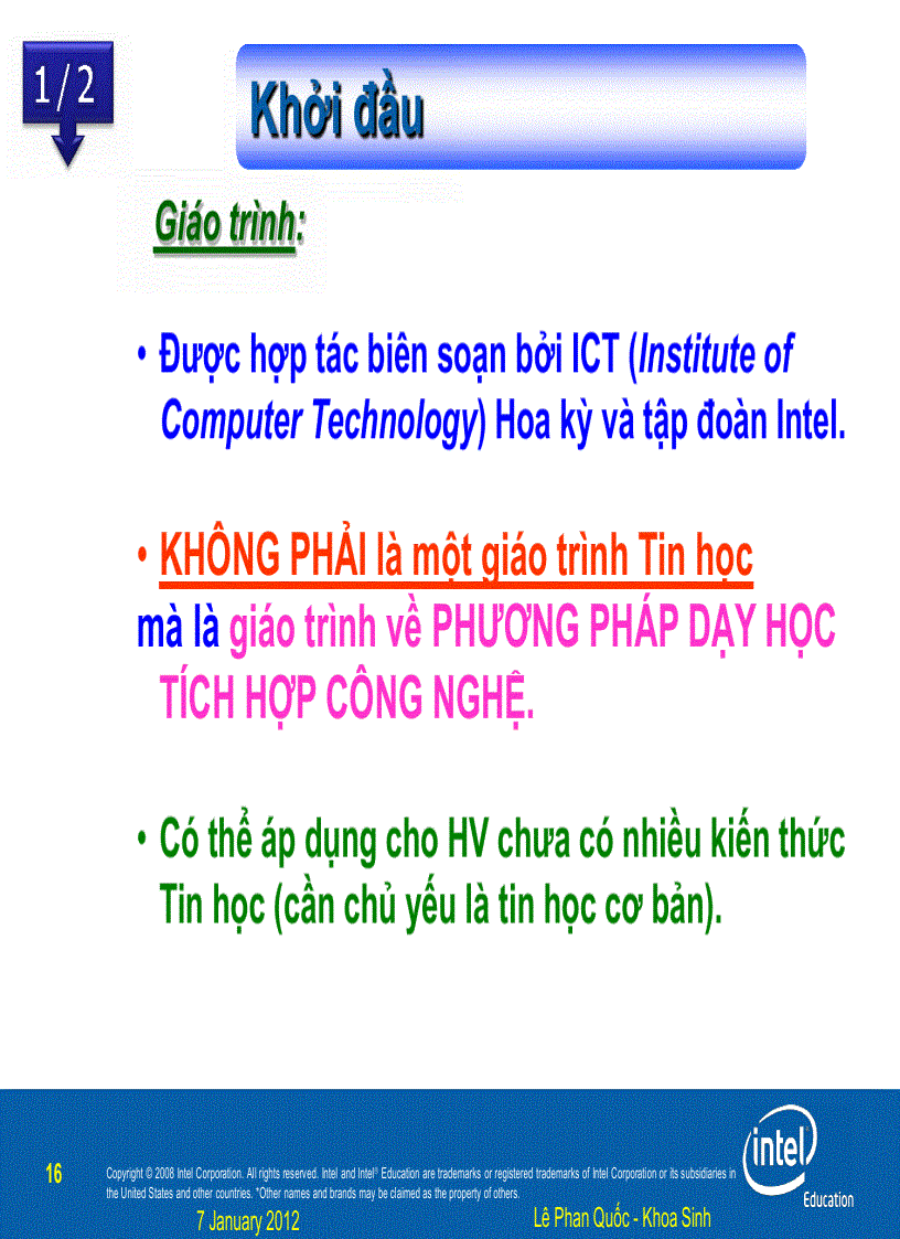 image for page Chương trình Dạy học của Intel