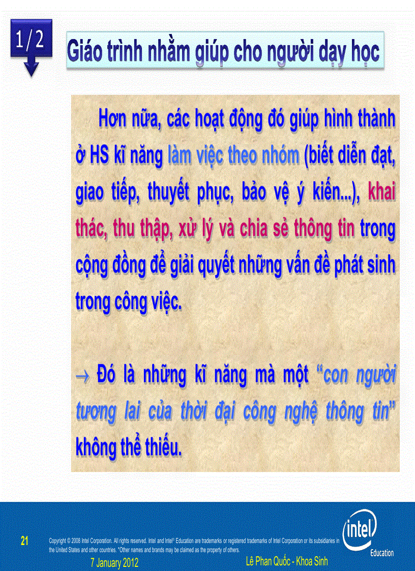 image for page Chương trình Dạy học của Intel