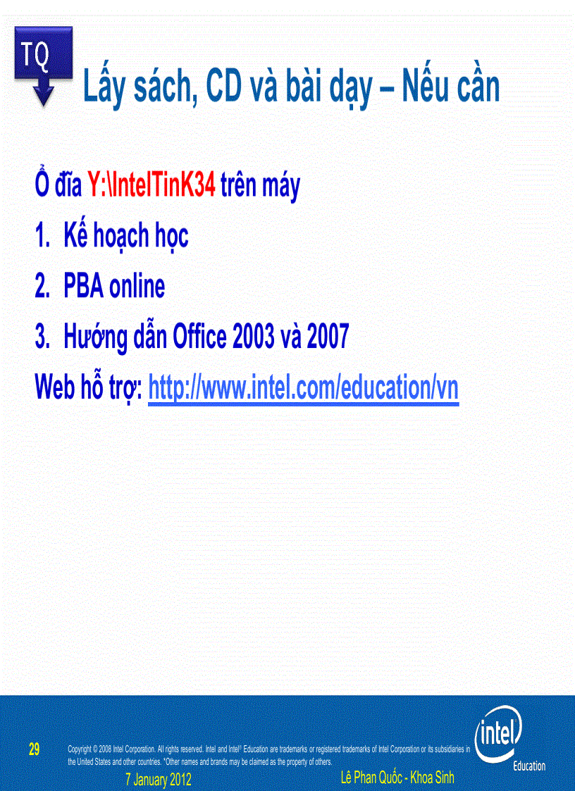 image for page Chương trình Dạy học của Intel