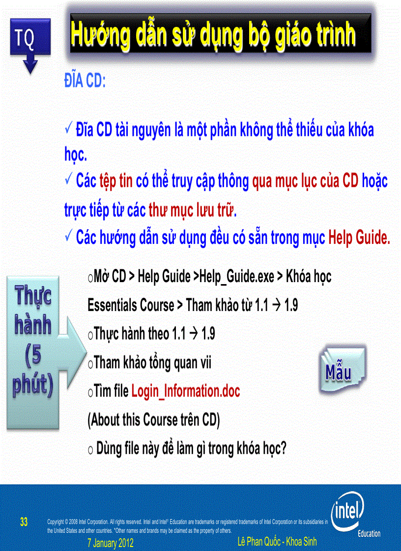 image for page Chương trình Dạy học của Intel