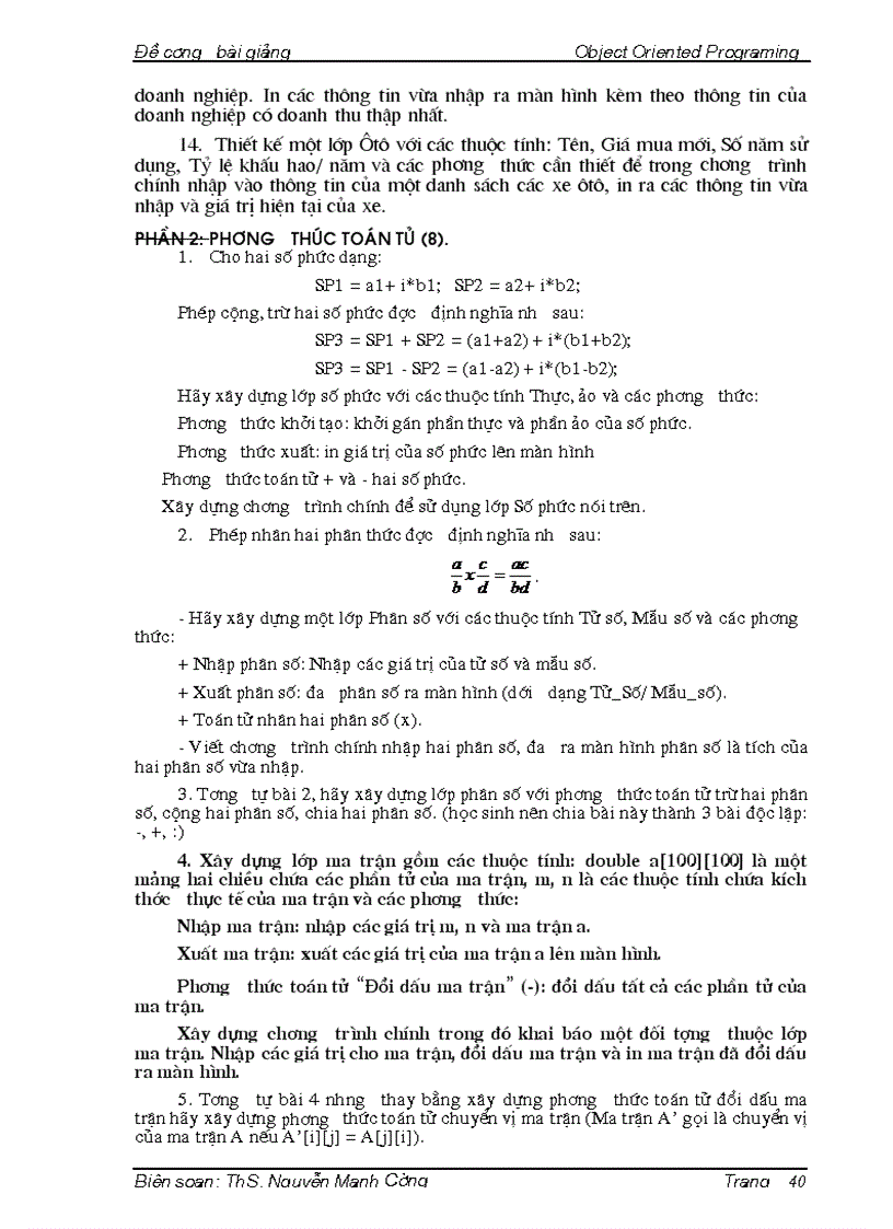 image for page Đề cương LTHĐ tượng