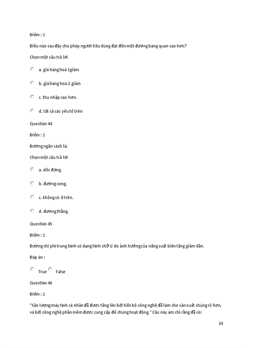 image for page Đề thi thử Kinh tế Vi mô