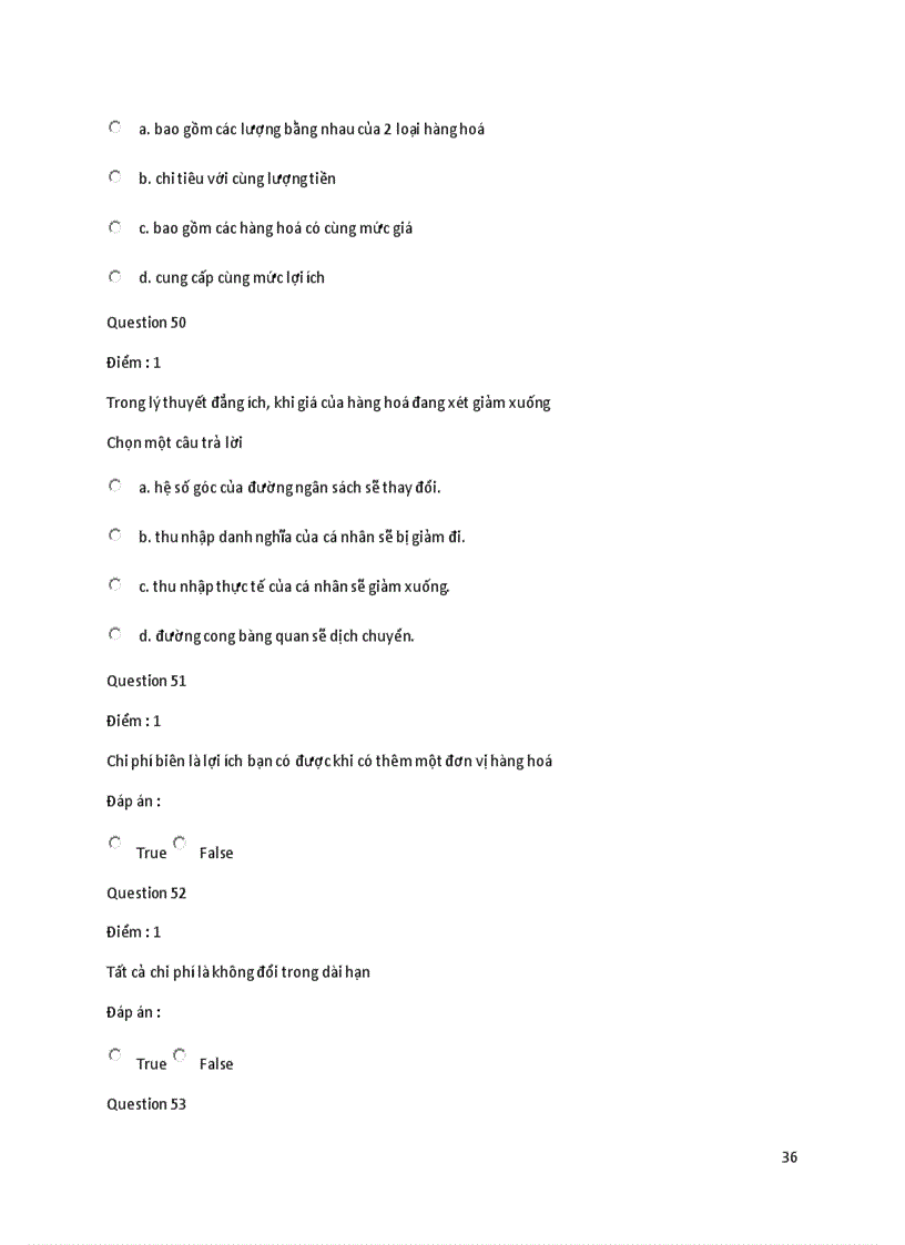 image for page Đề thi thử Kinh tế Vi mô