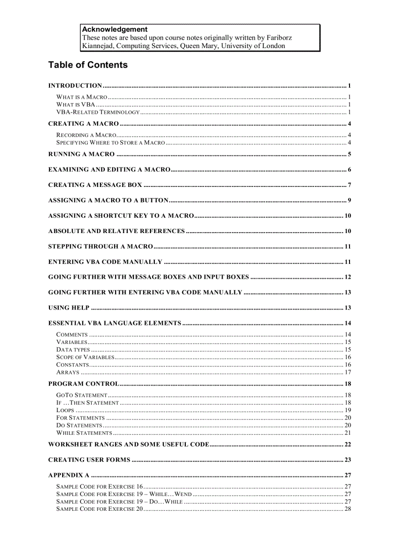 image for page Excel Macro Development using VBA