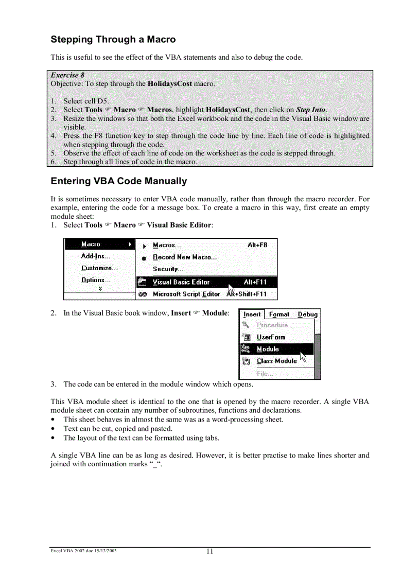 image for page Excel Macro Development using VBA