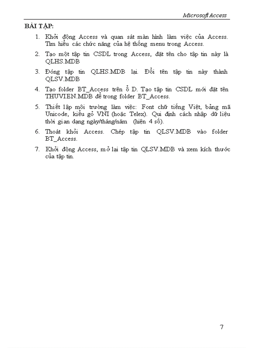 image for page Giáo trinh acess 2003