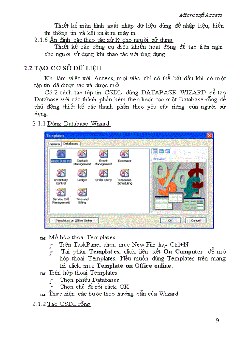 image for page Giáo trinh acess 2003