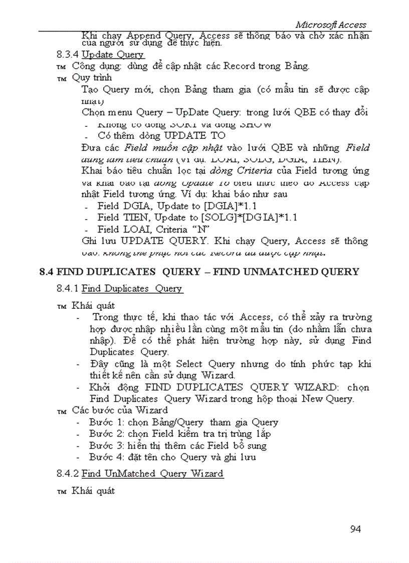 image for page Giáo trinh acess 2003